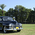 classic 40's black Plymouth 